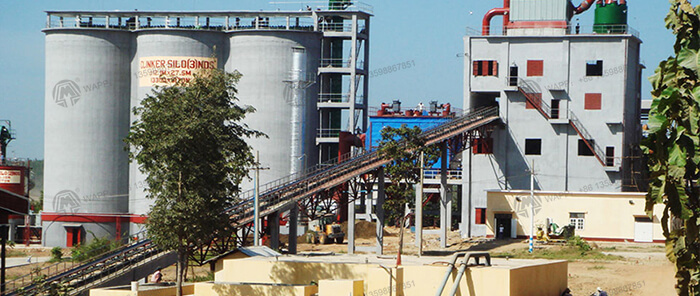 500,000-ton annual cement grinding station